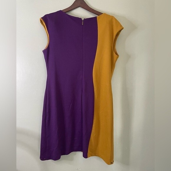 DONNA RICO| Colorblock Sheath Dress - Picture 2 of 7